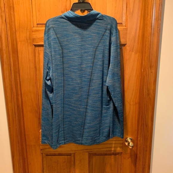 Under Armour Men's Seamless 1/2 Zip Pullover Electric Blue XXL - Picture 3 of 5